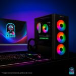 PC Gamer AURA by BluePC: Ryzen 7 5700X, RTX 5060 Ti 16GB e 32GB RAM para alto desempenho em jogos. - Imagem 5