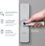 Fechadura Digital Elsys ESF-DE4000B com Wi-Fi, biometria, senha e app: mais segurança e praticidade para sua casa. - Imagem 4