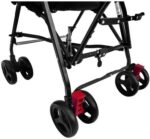 Carrinho de Bebê Dobrável Funny: leve, seguro e compacto, com cinto 5 pontos e estrutura em aço. - Imagem 5