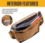 Bolsa crossbody Carhartt resistente, ajustável e impermeável, com aba de fácil acesso para levar seus essenciais com segurança. - Imagem 4