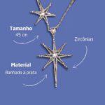 Colar Feminino Estrela Canopus em Prata 925 com Zircônias, 45cm: elegância, esperança e estilo em um só acessório. - Imagem 3