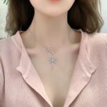 Colar Feminino Estrela Canopus em Prata 925 com Zircônias, 45cm: elegância, esperança e estilo em um só acessório. - Imagem 4