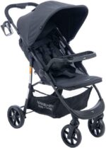 Carrinho Maxi Baby Startravel vira berço, com fechamento fácil, segurança e conforto para bebês de 0 a 3 anos. - Imagem 3