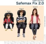 Cadeira para Auto Litet Safemax Fix 2.0 Cinza com Isofix, segurança e conforto para crianças de 9 a 36 kg. - Imagem 8