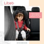 Cadeira para Auto Litet Safemax Fix 2.0 Cinza com Isofix, segurança e conforto para crianças de 9 a 36 kg. - Imagem 9