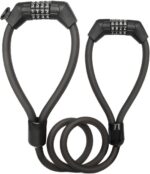 Cadeado de bicicleta antifurto 4 dígitos, cabo de alta segurança para bicicletas e scooters elétricos - Imagem 8