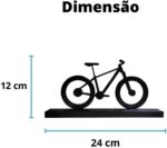 Estatueta Bicicleta Mountain Bike preta: decoração artesanal em PLA, ideal para ambientes internos com estilo esportivo. - Imagem 8