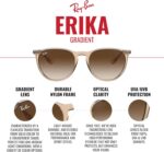 Óculos de sol RAY-BAN ERIKA Feminino: estilo icônico, conforto e proteção para complementar seu visual com sofisticação. - Imagem 5