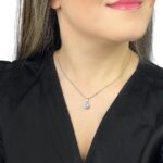 Colar Gargantilha Feminino com Pingente Ponto de Luz em Aço Inox: elegante, resistente e ideal para comprar hoje - Imagem 3