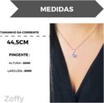 Colar Gargantilha Feminino com Pingente Ponto de Luz em Aço Inox: elegante, resistente e ideal para comprar hoje - Imagem 6