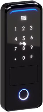 Fechadura Wi-fi de Sobrepor WEG Smart Home com acesso por senha, biometria, cartão e app para mais segurança e praticidade. - Imagem 2