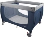 Berço Infanti Stelle 0 a 18kg: portátil, completo e seguro, com 2 alturas, trocador, mosquiteiro e abertura lateral. - Imagem 4