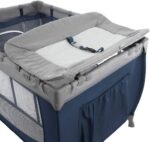 Berço Infanti Stelle 0 a 18kg: portátil, completo e seguro, com 2 alturas, trocador, mosquiteiro e abertura lateral. - Imagem 6