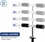 Patinete Infantil Juvenil Multmaxx dobrável, leve e resistente, com ajuste de altura e suporte para até 100kg, ideal para lazer e mobilidade. - Imagem 4