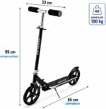 Patinete Infantil Juvenil Multmaxx dobrável, leve e resistente, com ajuste de altura e suporte para até 100kg, ideal para lazer e mobilidade. - Imagem 8