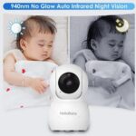 Babá Eletrônica Hb66Pro com tela IPS 3.2, visão noturna e áudio bidirecional para monitorar seu bebê com segurança. - Imagem 4