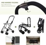 Carrinho Cansee duplo 3 em 1 para cães e gatos, dobrável, confortável e seguro para passeios e viagens - Imagem 4