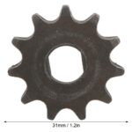 Roda Dentada Luqeeg 11 Dentes para Scooter Elétrica, metal durável e compatível com corrente T8F, ideal para substituição rápida. - Imagem 4