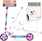 Patinete Infantil Dobrável com Rodas Grandes: mais estabilidade, segurança e diversão até 70kg - Imagem 3