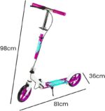 Patinete Infantil Dobrável com Rodas Grandes: mais estabilidade, segurança e diversão até 70kg - Imagem 4