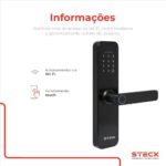 Fechadura Inteligente Steck Wi-Fi com biometria e maçaneta: mais segurança, controle de acesso e praticidade para sua casa ou escritório. - Imagem 7