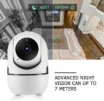 Babá Eletrônica Wifi Sem Fio com visão noturna e microfone HD para monitorar seu bebê em tempo real com segurança. - Imagem 4