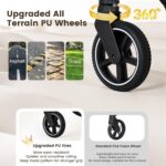 Beberoad Pets T4 Max: carrinho dobrável impermeável para cães e gatos, prático e fácil de transportar - Imagem 5