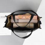 Valleycomfy bolsa feminina de veludo cotelê: leve, estilosa e versátil para trabalho, viagem e uso diário. - Imagem 6