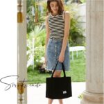 Valleycomfy bolsa feminina de veludo cotelê: leve, estilosa e versátil para trabalho, viagem e uso diário. - Imagem 9