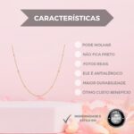 Colar Bolinha Feminino em Aço Inox Dourado: delicadeza e durabilidade para presentear com estilo. - Imagem 4