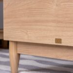 Berço Quater Cinza com Carvalho Malva 2 em 1: berço que vira mini cama e acompanha o crescimento do bebê com segurança e estilo. - Imagem 7