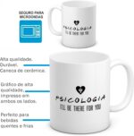 Caneca Personalizada Psicologia 325ml: presente criativo, resistente, micro-ondas e ideal para quem ama psicologia. - Imagem 4