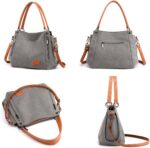 Bolsa feminina leve para uso diário, de mão e ombro, com tamanho ideal para praticidade e conforto. - Imagem 4
