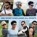 LOHO óculos de sol esportivos polarizados: visão nítida e proteção para golfe e pesca, ideal para homens e mulheres em 2026 - Imagem 10