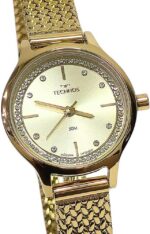 Relógio Technos Feminino Mini Dourado: design elegante e delicado para um visual sofisticado no dia a dia. - Imagem 4