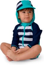 Pulpo Roupa de Piscina Bebê Menino com Chapéu by Acqua di Mare: proteção e conforto para o banho de sol e piscina. - Imagem 5