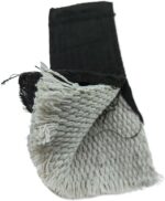 Cinto preto Shotokan Karatê bordado em poliéster, ideal para artes marciais e clube júnior, com 3,8 cm de largura e ajuste confortável. - Imagem 4