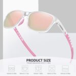 Óculos de sol MEETSUN polarizados com proteção UV400 para dirigir, correr, ciclismo e pesca, conforto e estilo unissex. - Imagem 4
