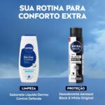 Kit NIVEA Men Black&White Invisible: proteção antitranspirante contra manchas e suor por até 48h, 2 unidades. - Imagem 8