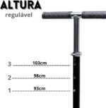 Patinete Infantil Juvenil Dobrável com Freio Traseiro e Altura Regulável para diversão segura e prática - Imagem 3