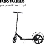 Patinete Infantil Juvenil Dobrável com Freio Traseiro e Altura Regulável para diversão segura e prática - Imagem 5
