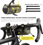 Bolsa de guidão Rhinowalk 2,4L com alça de ombro e faixas refletivas para ciclismo e viagens - Imagem 5