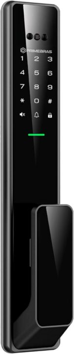 Fechadura Digital Primebras Zurich P7002 com reconhecimento facial 3D, Wi-Fi e alta segurança para sua casa. - Imagem 2