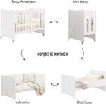 Berço Americano Evolution 4 em 1 Reller: conforto, segurança e versatilidade para acompanhar o crescimento do bebê. - Imagem 3