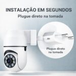Câmera de Segurança WiFi 360° Full HD 1080p com áudio bidirecional e alertas no app - Imagem 3