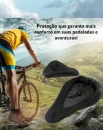 Capa de Selim Anatômica para Bicicleta: mais conforto, ajuste firme e menos dores no pedal. - Imagem 3