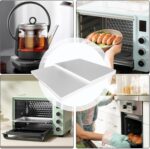 Suporte de micro-ondas antiderrapante em aço carbono, organiza bancadas e acomoda café, arroz e forno com segurança. - Imagem 4