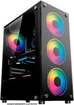 Computador Gamer Completo Ryzen 7 5700G com 16GB, SSD 1TB e monitor 23" 75Hz para jogar com alto desempenho. - Imagem 6