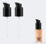 Pump base preto 2 un: reposição ideal para MAC Studio Fix e Double Wear, com dosagem precisa e aplicação higiênica. - Imagem 2