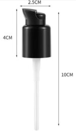 Pump base preto 2 un: reposição ideal para MAC Studio Fix e Double Wear, com dosagem precisa e aplicação higiênica. - Imagem 6
